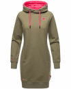 Navahoo Kirschblüte Damen Kleid Longline Hoodie...