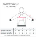 Navahoo Kirschblüte Damen Kleid Longline Hoodie Kapuzenpullover Pullikleid Olive-Mel.-Gr.M