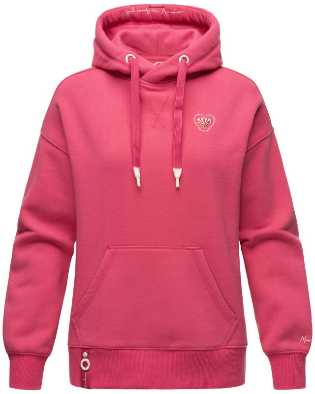 Navahoo Goldfee Damen Sweatshirt Hoodie Pullover Pulli Sweater Kapuze B800 Pink-Gr.L