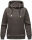 Navahoo Zuckerbärchen Damen Hoodie Sweatshirt Pullover mit Kapuze B901 D.Grau-Gr.XXL