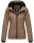 Marikoo Brombeere Damen Übergangsjacke B862 Taupe Größe XS - Gr. 34
