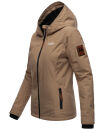 Marikoo Brombeere Damen Übergangsjacke B862 Taupe Größe M - Gr. 38