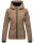 Marikoo Brombeere Damen Übergangsjacke B862 Taupe Größe M - Gr. 38
