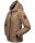 Marikoo Brombeere Damen Übergangsjacke B862 Taupe Größe M - Gr. 38