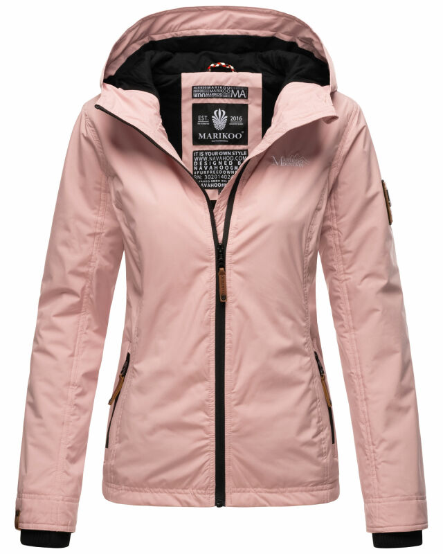 Marikoo Brombeere Damen Übergansjacke B862 Rosa Größe XS - Gr. 34
