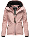 Marikoo Erdbeere Designer Damen Winter leicht gefüttert mit Kapuze B659 Rosa Größe S - Gr. 36