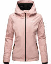 Marikoo Erdbeere Designer Damen Winter leicht gefüttert mit Kapuze B659 Rosa Größe S - Gr. 36