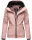 Marikoo Erdbeere Designer Damen Winter leicht gefüttert mit Kapuze B659 Rosa Größe M - Gr. 38