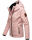 Marikoo Erdbeere Designer Damen Winter leicht gefüttert mit Kapuze B659 Rosa Größe XL - Gr. 42