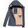 Marikoo Erdbeere Designer Damen Winter leicht gefüttert mit Kapuze B659 Dusty Blue Größe XXL - Gr. 44