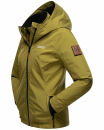 Marikoo Erdbeere Designer Damen Winter leicht gefüttert mit Kapuze B659 Grün Größe S - Gr. 36