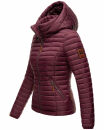 Marikoo Löwenbaby leichte Damen Steppjacke B839 Weinrot Größe S - Gr. 36
