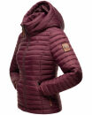 Marikoo Löwenbaby leichte Damen Steppjacke B839 Weinrot Größe S - Gr. 36