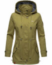Marikoo Nyokoo leichte Damen Übergangs Jacke mit Kapuze B690 Grün Größe S - Gr. 36
