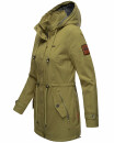 Marikoo Nyokoo leichte Damen Übergangs Jacke mit Kapuze B690 Grün Größe S - Gr. 36