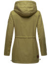 Marikoo Nyokoo leichte Damen Übergangs Jacke mit Kapuze B690 Grün Größe L - Gr. 40