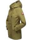 Marikoo Nyokoo leichte Damen Übergangs Jacke mit Kapuze B690 Grün Größe XXL - Gr. 44