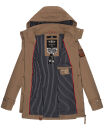 Marikoo Nyokoo leichte Damen Übergangs Jacke mit Kapuze B690 Taupe Größe XL - Gr. 42