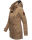 Marikoo Nyokoo leichte Damen Übergangs Jacke mit Kapuze B690 Taupe Größe XL - Gr. 42