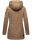 Marikoo Nyokoo leichte Damen Übergangs Jacke mit Kapuze B690 Taupe Größe XL - Gr. 42