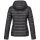 Marikoo Lucy Damen Steppjacke Übergangsjacke B651 Schwarz Größe XXXL - Gr. 46