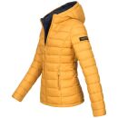 Marikoo Lucy Damen Steppjacke Übergangsjacke B651 Gelb Größe XXXL - Gr. 46