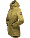 Marikoo Babetaa Damen Übergangs Jacke wasserabweisend Parka B861 Moosgrün-Gr.S
