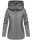 Navahoo Wekoo Damen Übergangs Jacke mit Kapuze B692 Anthrazit Größe XXXL - Gr. 46