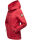 Navahoo Wekoo Damen Übergangs Jacke mit Kapuze B692 Rot Muster Größe M - Gr. 38