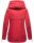 Navahoo Wekoo Damen Übergangs Jacke mit Kapuze B692 Rot Muster Größe M - Gr. 38