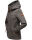 Navahoo Wekoo Damen Übergangs Jacke mit Kapuze B692 Anthrazit Muster Größe S - Gr. 36