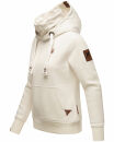 Navahoo Raniaa Damen Kapuzenpullover Hoodie B687 Offwhite Größe XS - Gr. 34