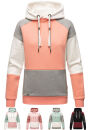 Navahoo Babykaetzchen Damen Kapuzenpullover Colorblock...