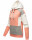 Navahoo Babykaetzchen Damen Kapuzenpullover Colorblock Hoodie B910 Apricot-Gr.XS
