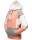 Navahoo Babykaetzchen Damen Kapuzenpullover Colorblock Hoodie B910 Apricot-Gr.XS