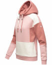 Navahoo Babykaetzchen Damen Kapuzenpullover Colorblock Hoodie B910 P.-Rosa-Gr.XS