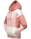 Navahoo Babykaetzchen Damen Kapuzenpullover Colorblock Hoodie B910 P.-Rosa-Gr.XS