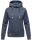 Navahoo Liebesmäuschen Damen Kapuzenpullover Raglanärmel Hoodie B911 Blau-Mel-Gr.M