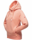 Navahoo Liebesmäuschen Damen Kapuzenpullover Raglanärmel Hoodie B911 Apricot-Gr.XS