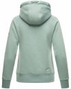 Navahoo Liebesmäuschen Damen Kapuzenpullover Raglanärmel Hoodie B911 Mint-Mel-Gr.S