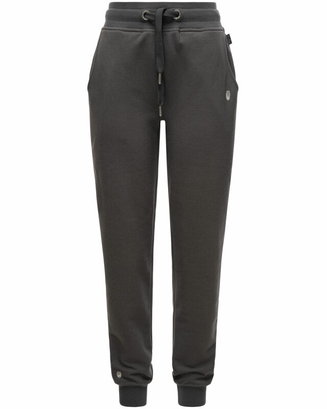 Navahoo Schmusekaetzchen Damen Fitness Jogger Jogginghose Freizeithose B912 D.Grau-Gr.M