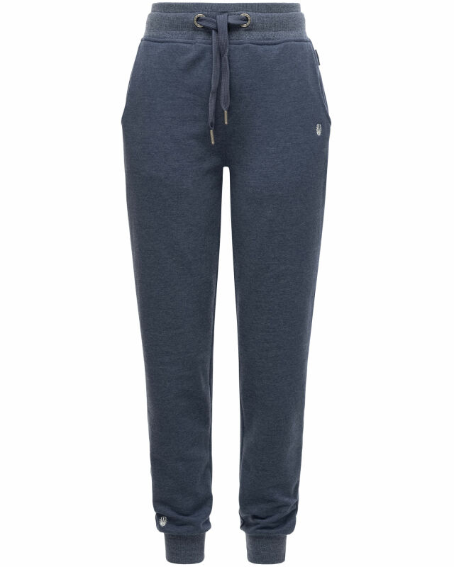 Navahoo Schmusekaetzchen Damen Fitness Jogger Jogginghose Freizeithose B912 Blau-Mel-Gr.S