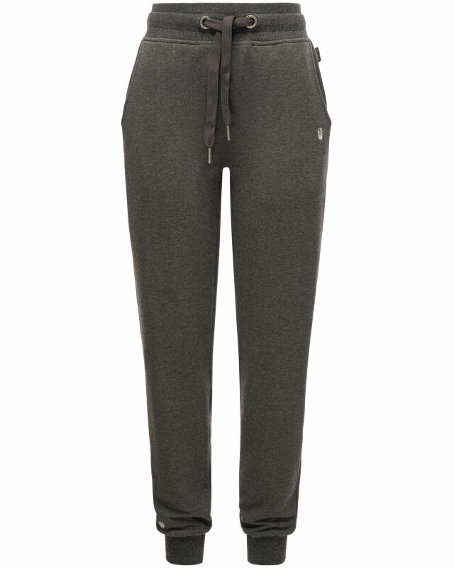 Navahoo Schmusekaetzchen Damen Fitness Jogger Jogginghose Freizeithose B912 D.Grau-M-Gr.XL