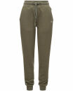 Navahoo Schmusekaetzchen Damen Fitness Jogger Jogginghose Freizeithose B912 Oliv-Mel-Gr.XL