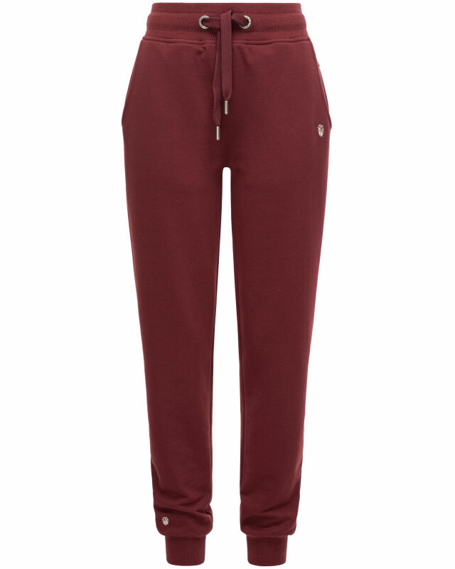 Navahoo Schmusekaetzchen Damen Fitness Jogger Jogginghose Freizeithose B912 Bordeaux-Gr.XS