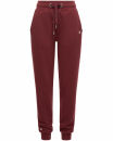 Navahoo Schmusekaetzchen Damen Fitness Jogger Jogginghose Freizeithose B912 Bordeaux-Gr.M