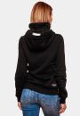 Marikoo Chihiroo Damen Hoodie mit Stehkragen Kapuzenpullover B913