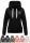 Marikoo Chihiroo Damen Hoodie mit Stehkragen Kapuzenpullover B913