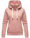 Marikoo Chihiroo Damen Hoodie mit Stehkragen Kapuzenpullover B913 P.-Rosa-Gr.M