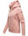 Marikoo Chihiroo Damen Hoodie mit Stehkragen Kapuzenpullover B913 P.-Rosa-Gr.M